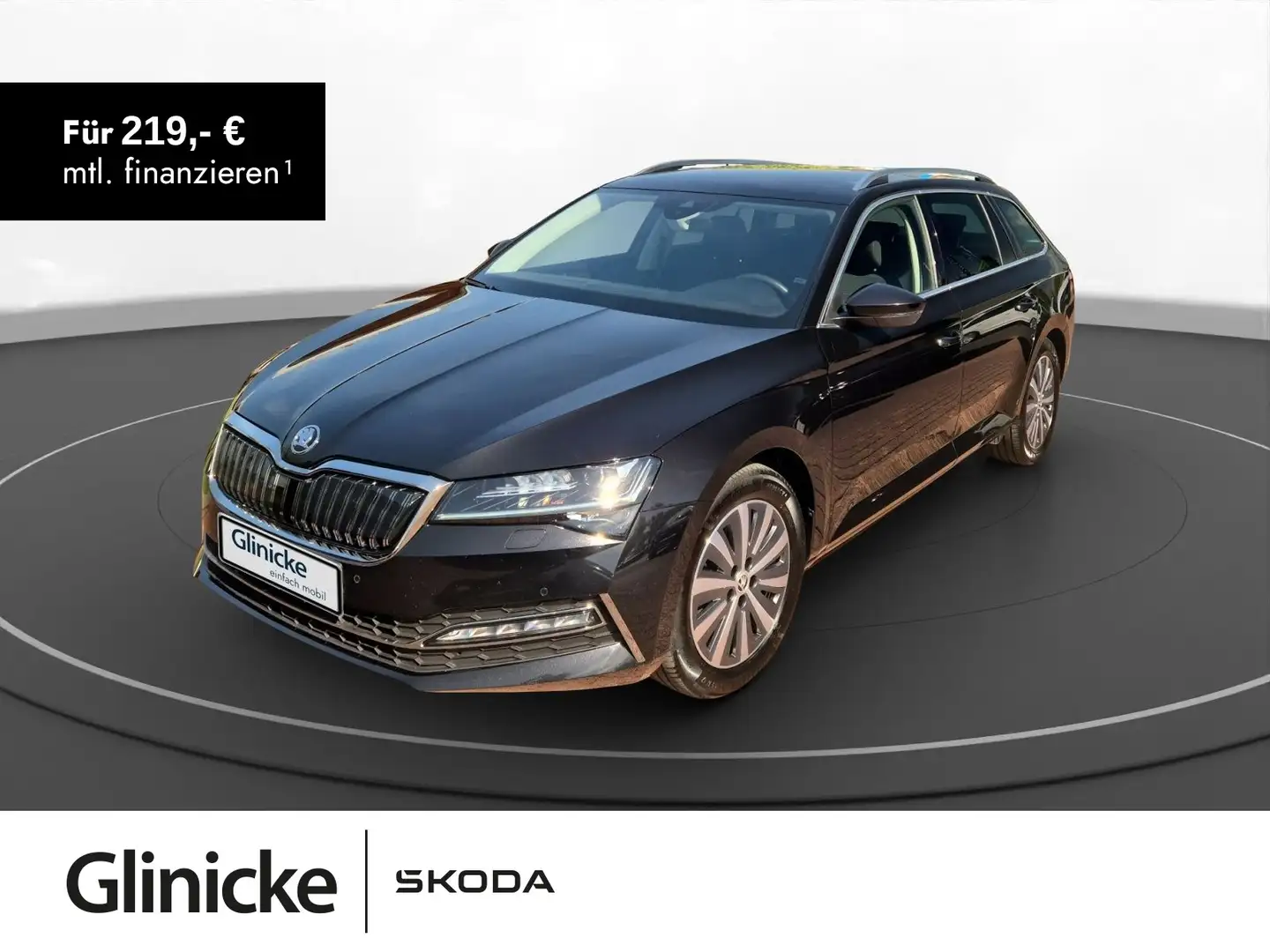 Skoda Superb Combi 1.4 eTSI DSG StandH Navi AHK SiHz Schwarz - 1