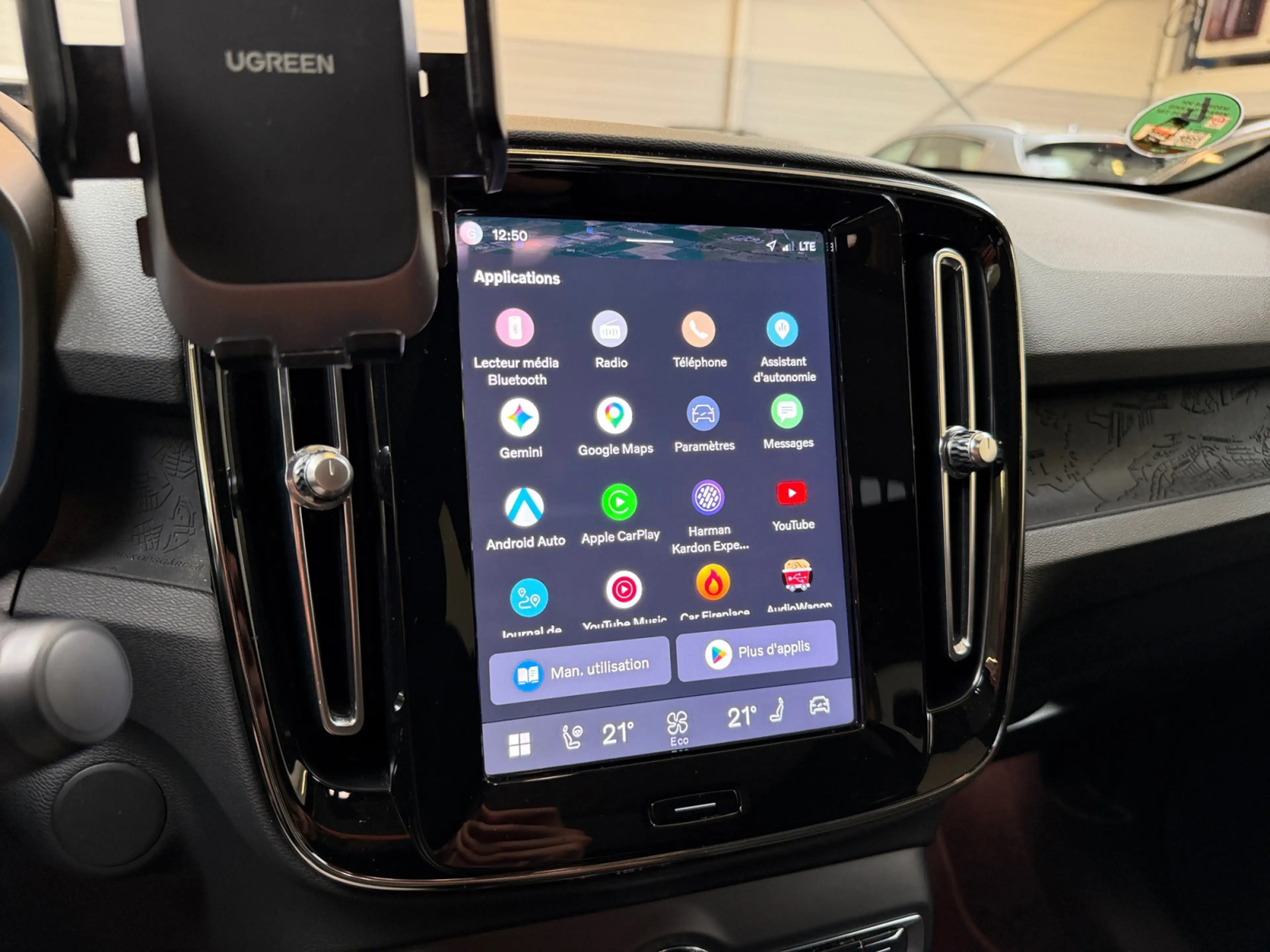 Volvo C40 C40 69 kWh Recharge Ultimate / PANO / SG+VOL CHAUFF / CAM 360 / ACC / SOH 92% — photo 14