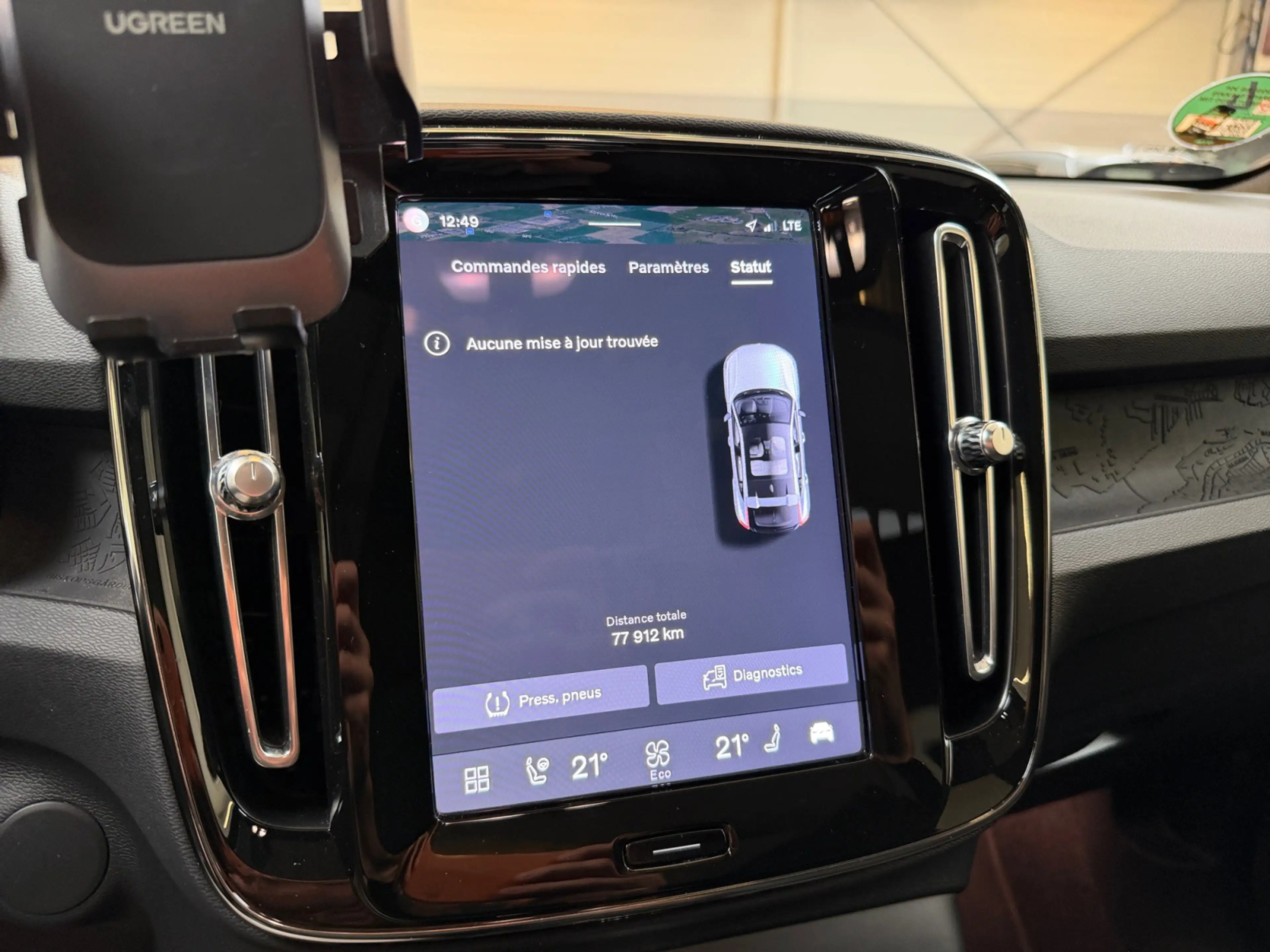 Volvo C40 C40 69 kWh Recharge Ultimate / PANO / SG+VOL CHAUFF / CAM 360 / ACC / SOH 92% — photo 13
