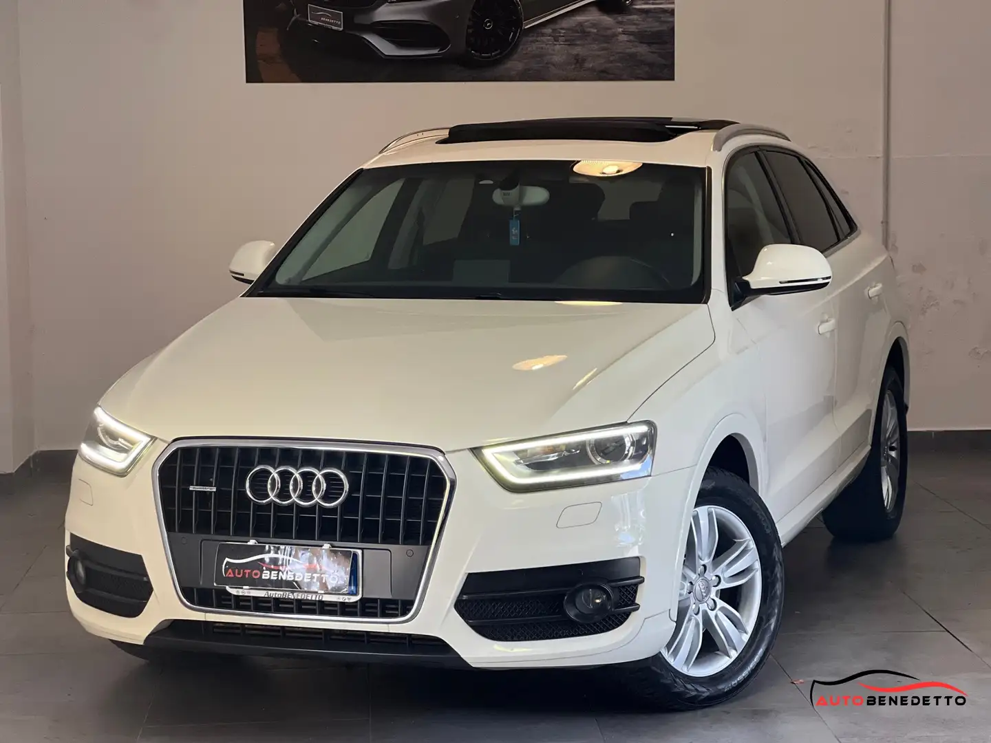 Audi Q3 Q3 2.0 tdi Advanced Plus quattro 177cv s-tronic Bianco - 1