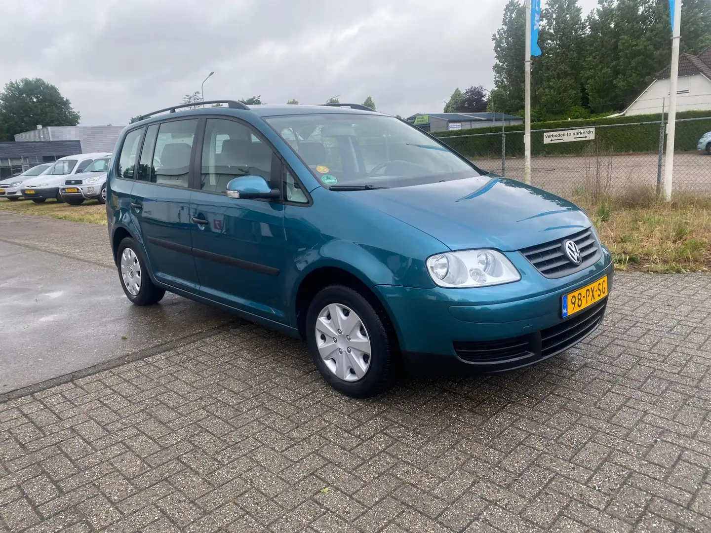 Volkswagen Touran 1.6-16V FSI Turijn (NIEUWE A P K ) Groen - 2
