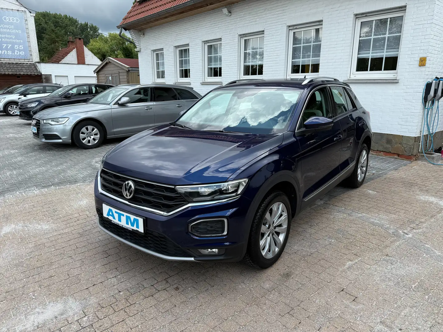 Volkswagen T-Roc T-Roc 1.5 TSI ACT OPF DSG Style/Navi/pdc+cam/Airco Blauw - 2