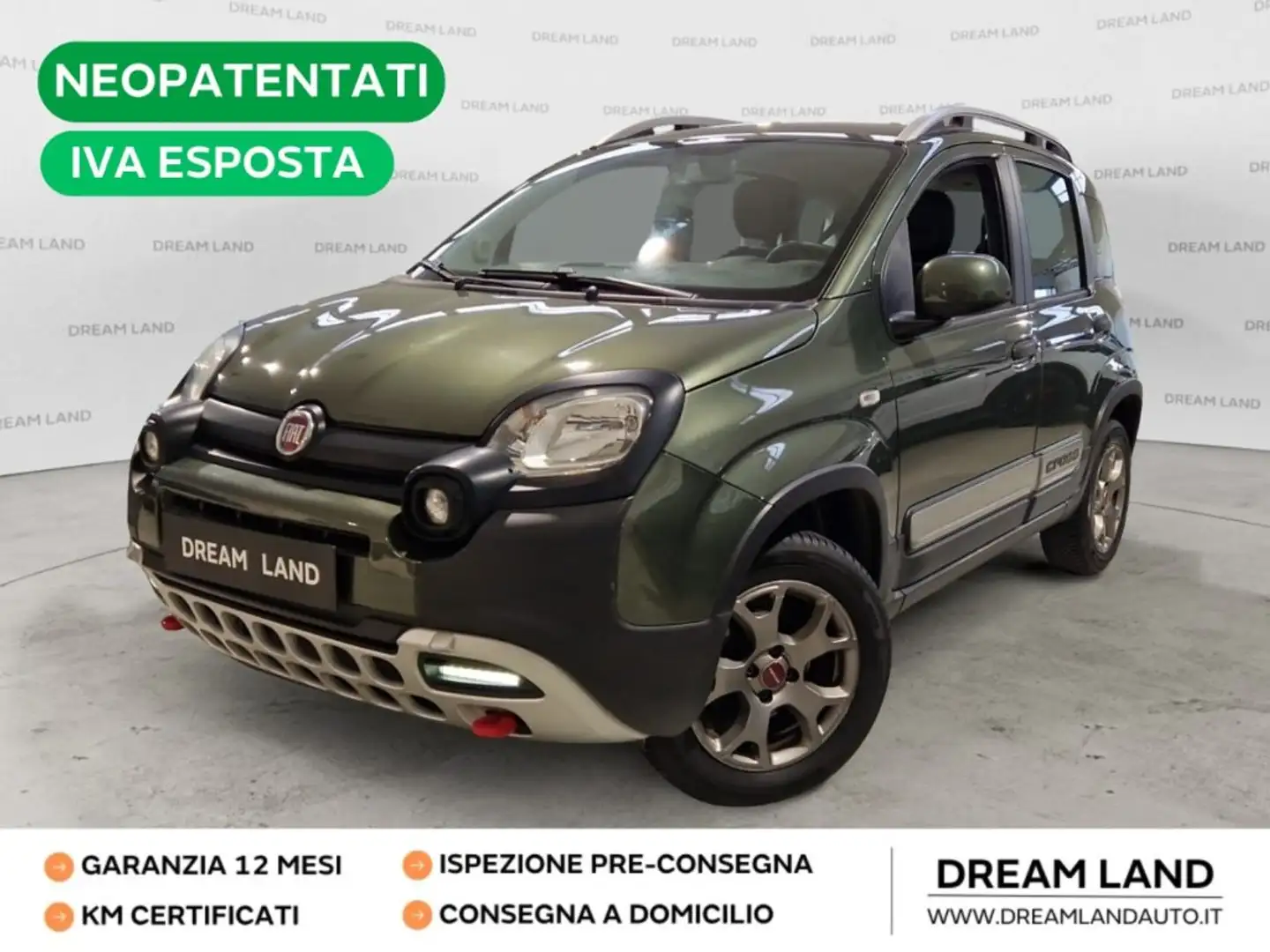 Fiat Panda Cross 1.3 MJT 95 CV S&S 4x4 NEOPATENTATI / IVA ESP Verde - 1