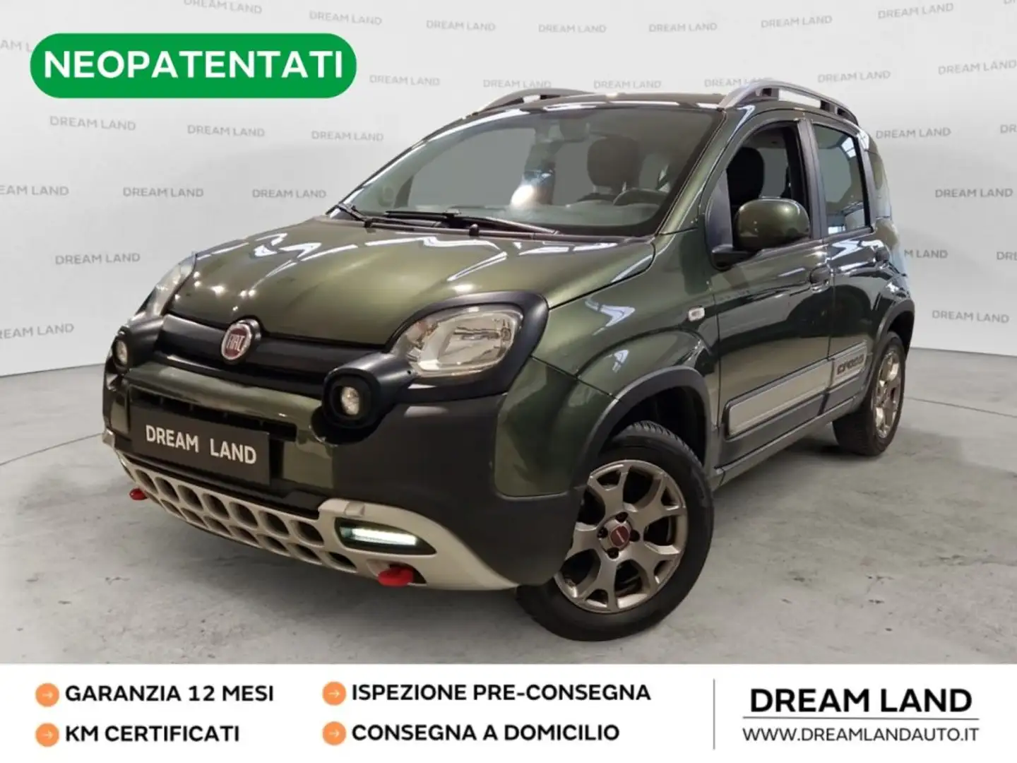 Fiat Panda Cross 1.3 MJT 95 CV S&S 4x4 NEOPATENTATI Verde - 1
