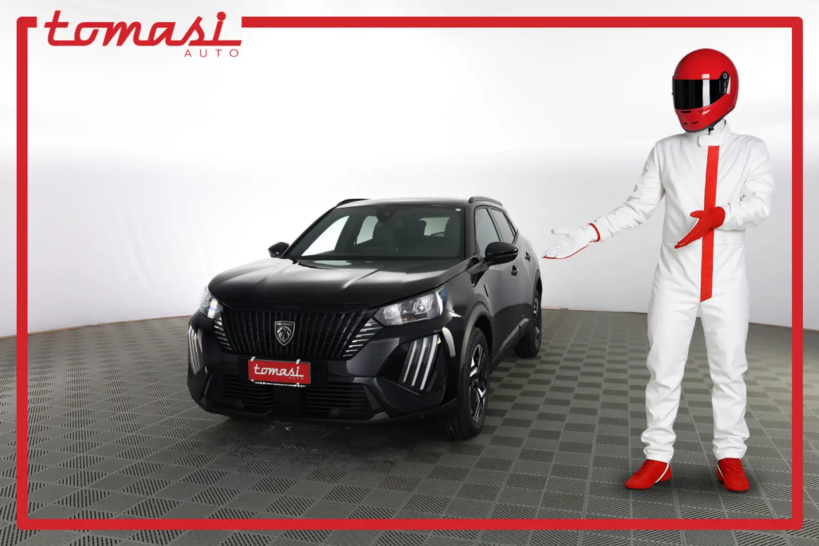 Peugeot 2008 2008 Hybrid 136 e-DCS6 Allure Nero - 1