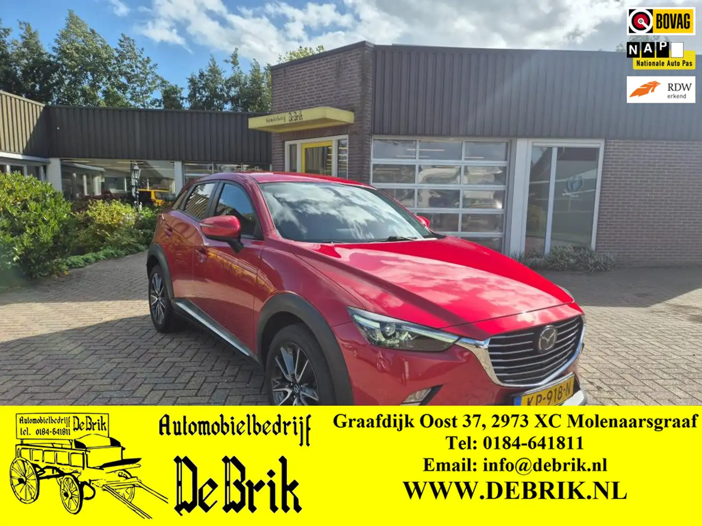 Mazda CX-3 2.0 SkyActiv-G 120 GT-M Rood - 1
