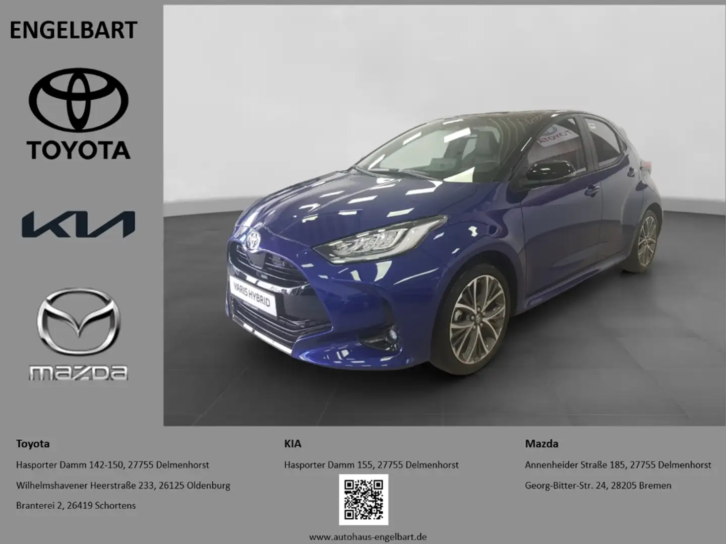 Toyota Yaris 1.5 Hybrid Style Plus Keyless Blau - 1