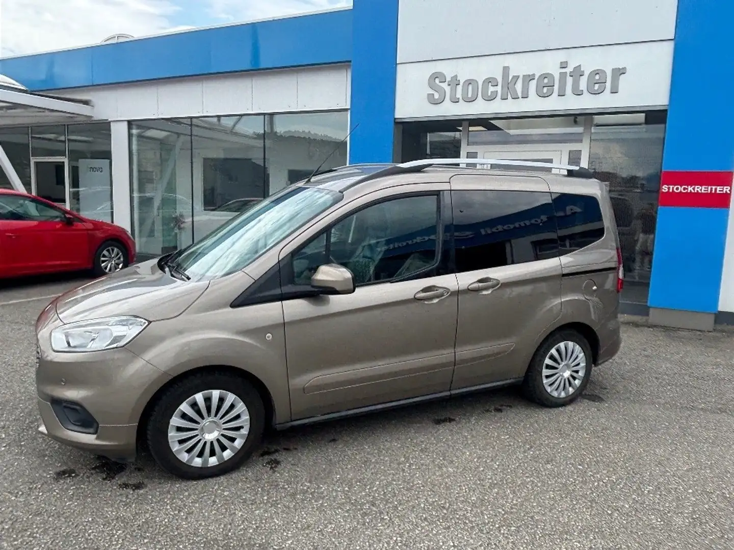 Ford Tourneo Courier 1,0 EcoBoost*PDC*TEMPO*FREISPRECH*SZH Grau - 2