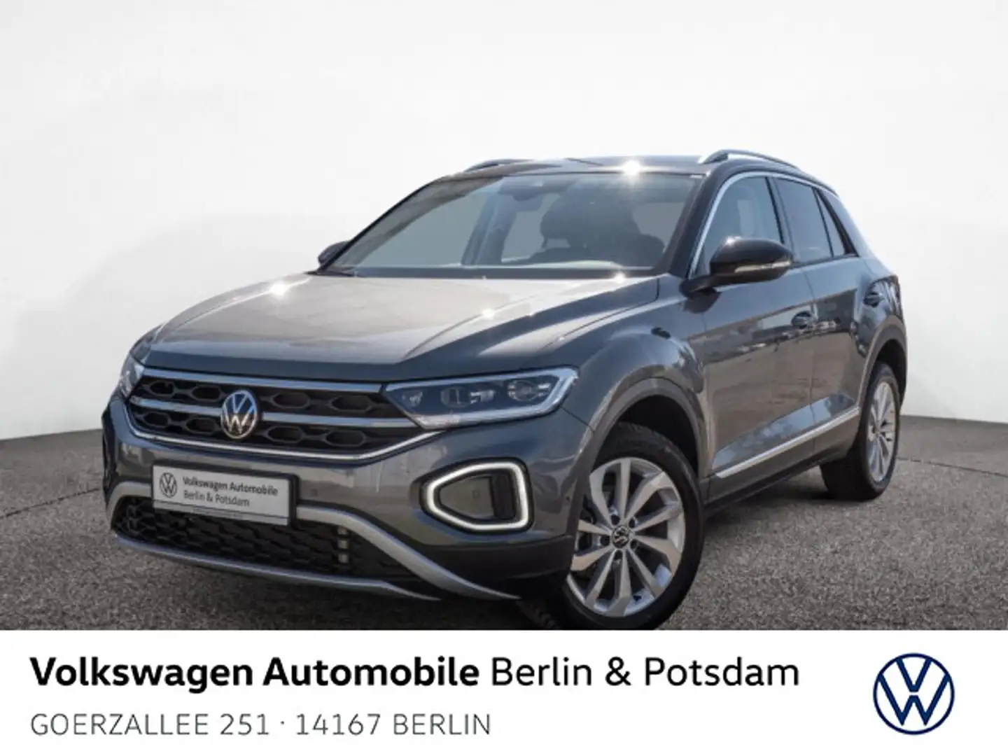 Volkswagen T-Roc 1.5 TSI DSG Style Navi AHK LED PDC SHZ Grau - 1