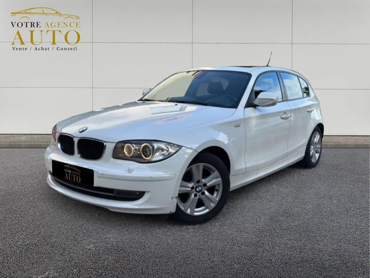 BMW 118 SERIE 118i BERLINE E87 LCI Edition Sport PHASE 2 Blanc - 1