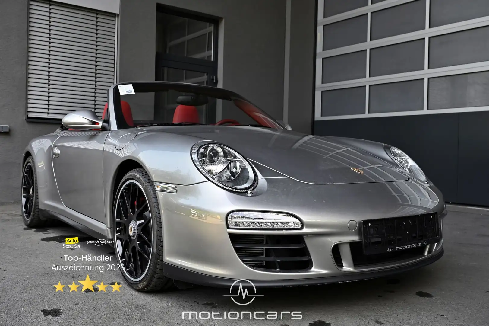 Porsche 997 911 3.8 GTS Cabrio EXP € 128.480,- Silber - 1