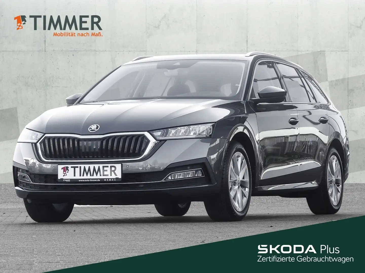 Skoda Octavia Combi 1.0 TSI First Edition *NAVI*HEAD-UP*LED*E-H Grau - 1