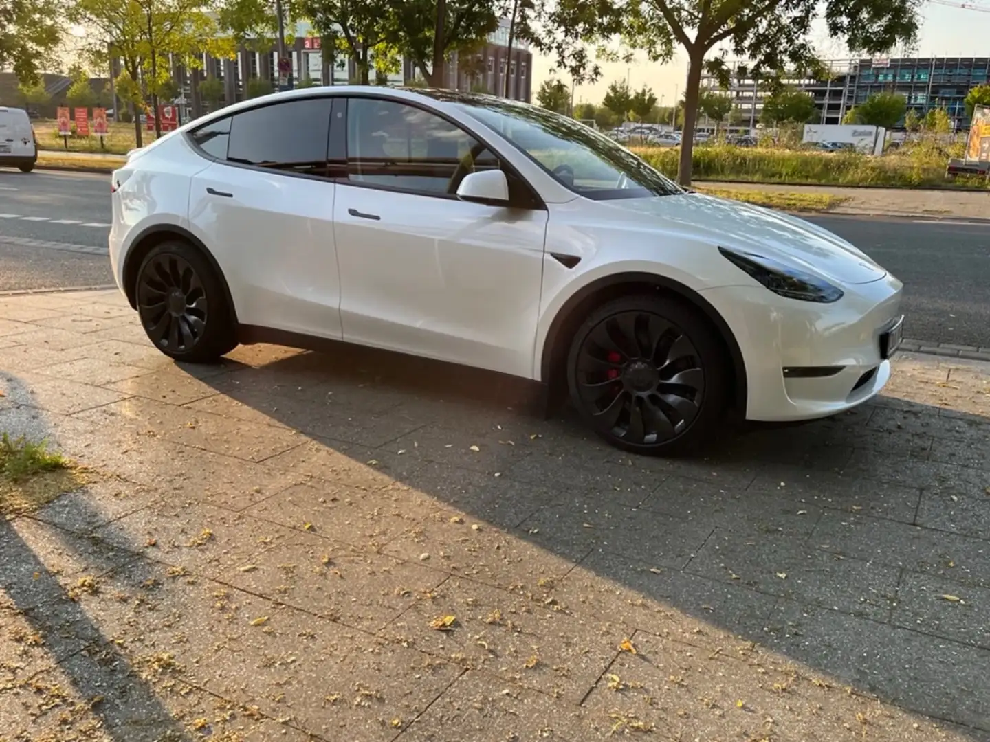 Tesla Model Y Performance Weiß - 1