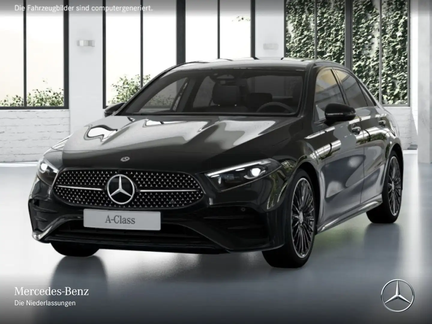 Mercedes-Benz A 250 e Lim AMG+NIGHT+MULTIBEAM+KAMERA+TOTW+8G Schwarz - 2