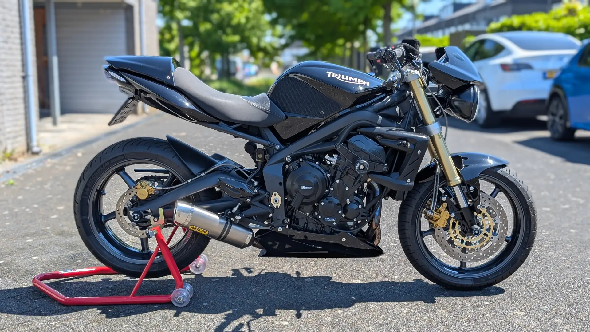 Triumph Street Triple 675 Zwart - 1