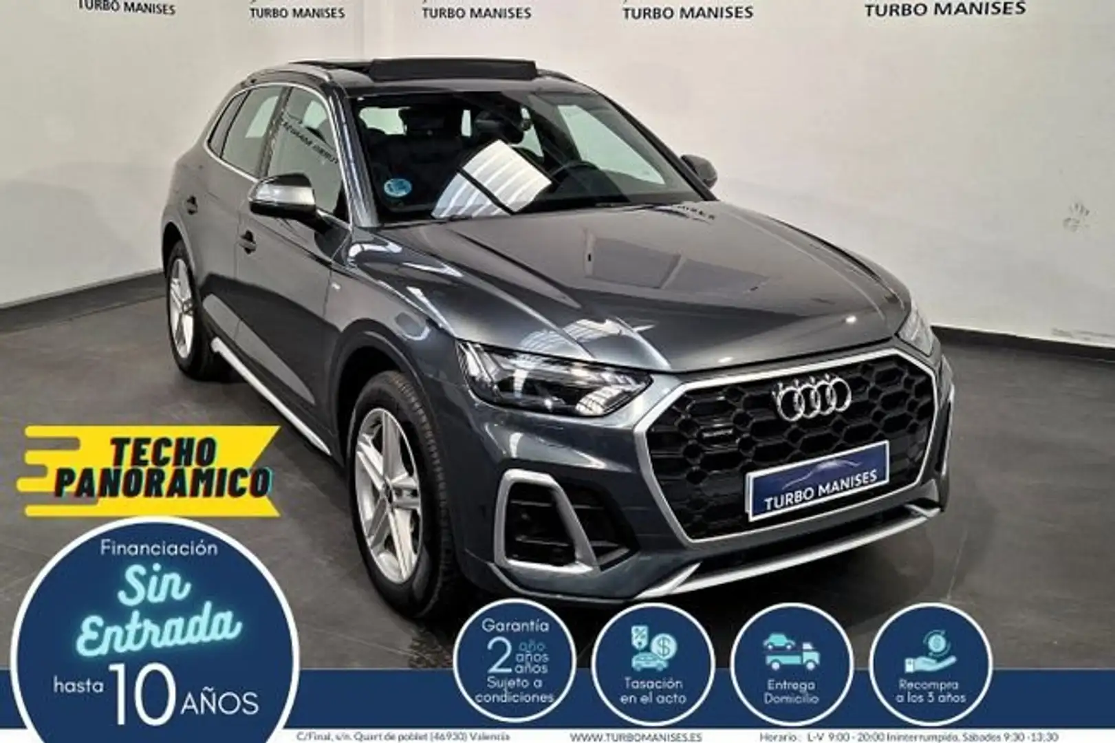 Audi Q5 S line 40 TDI 150kW quattro-ultra Gris - 1