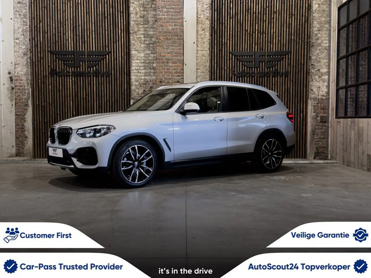 BMW X3 sDrive18d*AUT*PANODAK*SLECHTS 27.555 KM's!!!*HUD* - 1