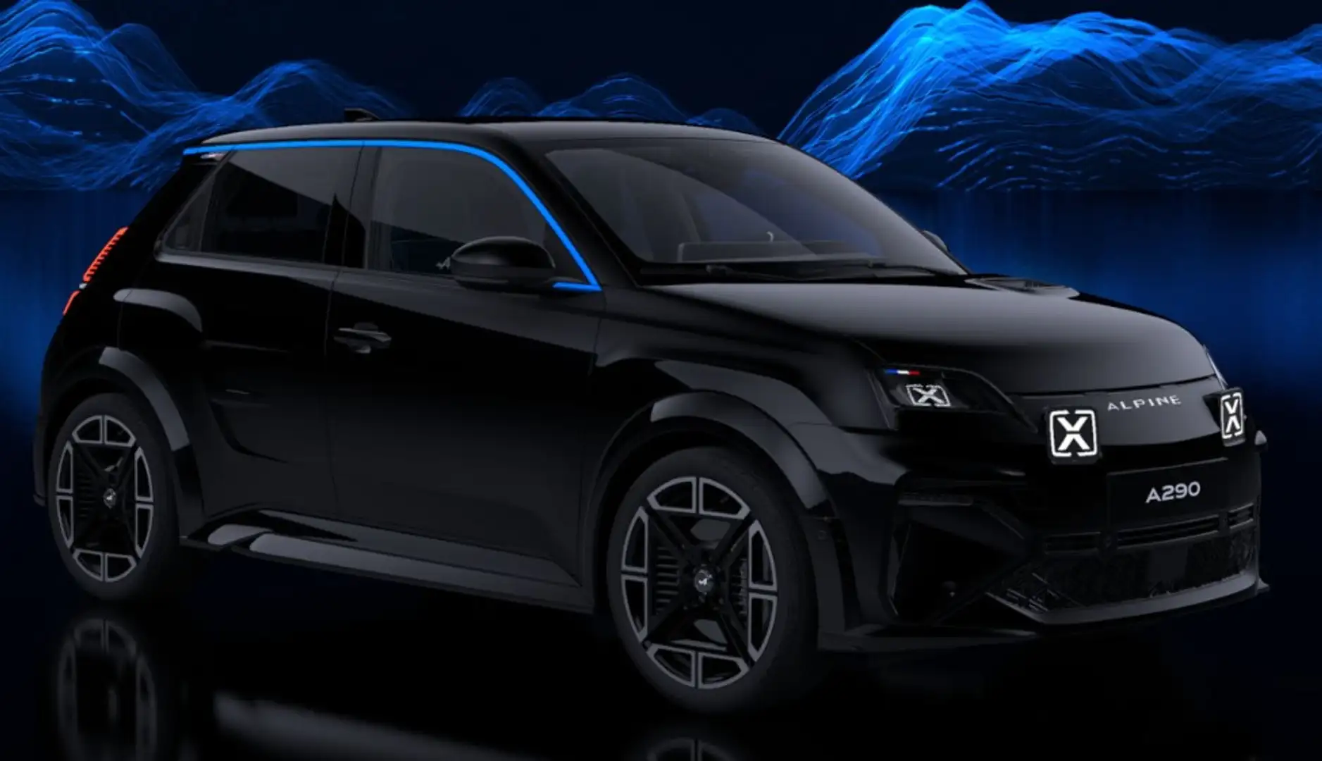Alpine A290 GT Regensensor Traktionskontrolle LED KLIMA Schwarz - 1
