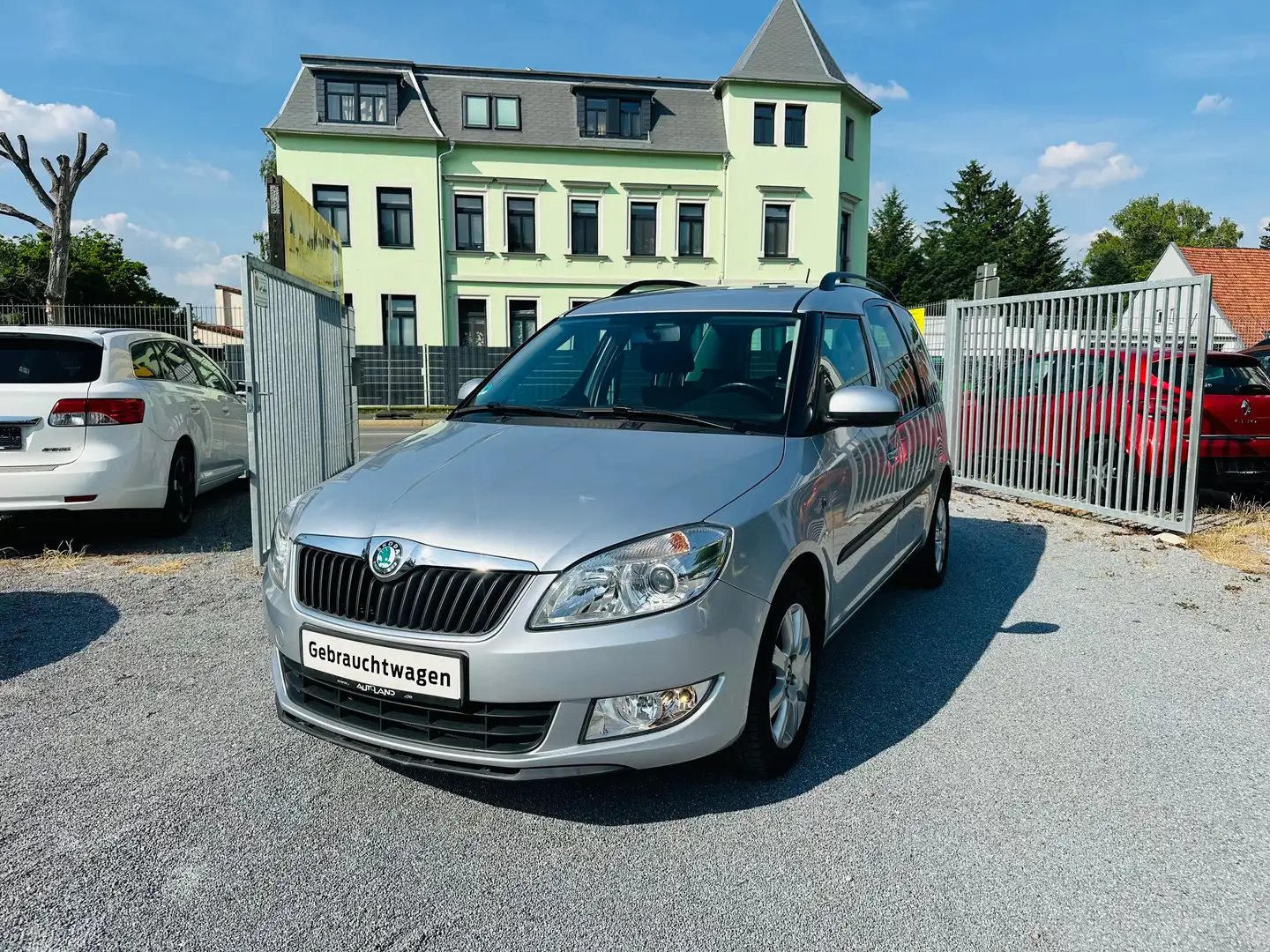 Skoda Roomster Ambition 85000 KM KLIMA SH ALU TÜV NEU Grau - 2