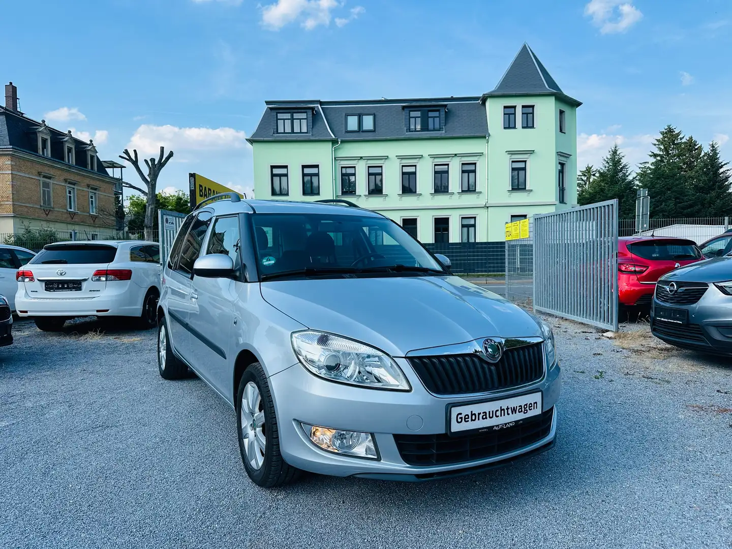 Skoda Roomster Ambition 85000 KM KLIMA SH ALU TÜV NEU Grau - 1