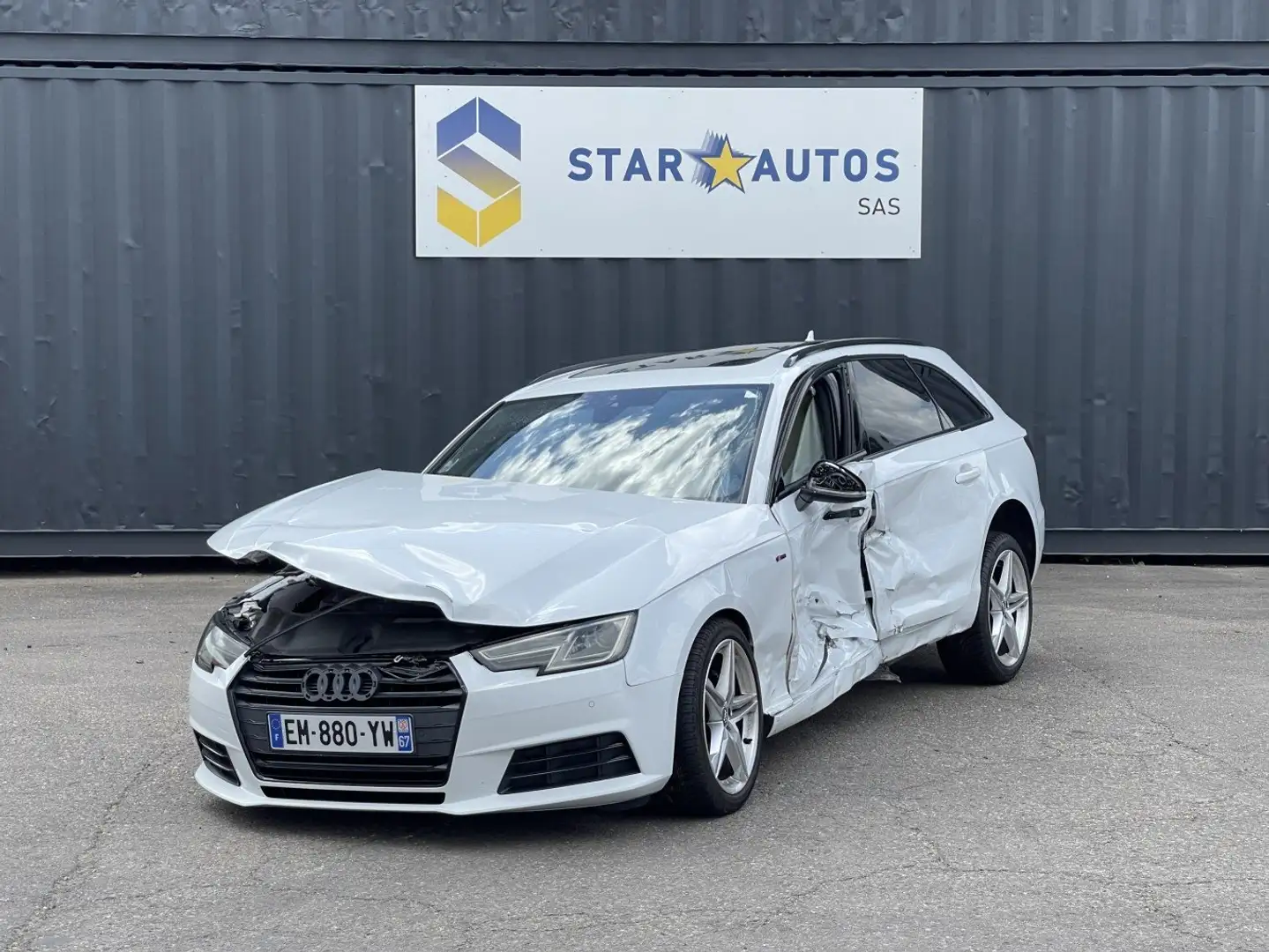 Audi A4 A4 Avant 2.0 TDI 150 S Line Weiß - 1