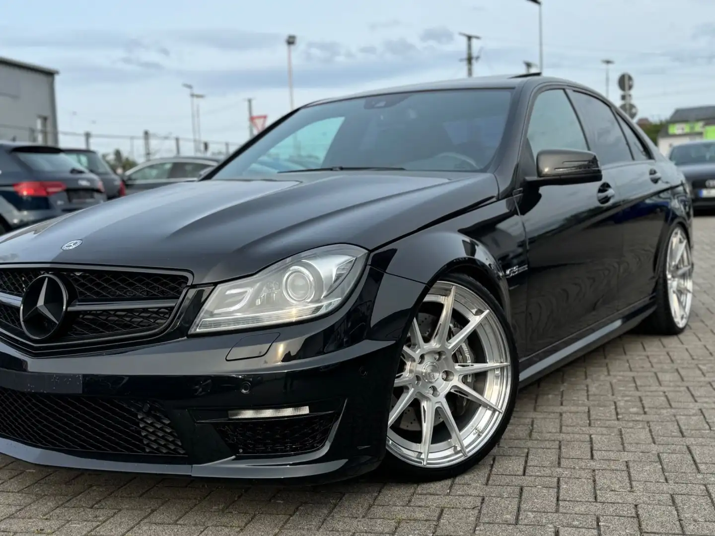 Mercedes-Benz C 63 AMG W204 *BC Forged*H&R*MB SH*Deutsches FZ* Schwarz - 2