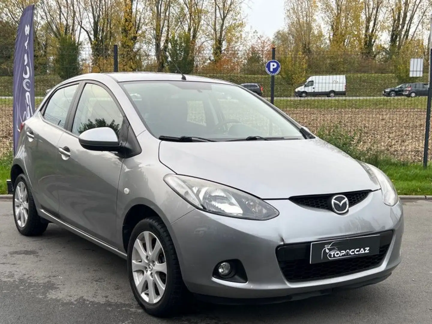 Mazda 2 1.3 MZR ELEGANCE 5 PORTES * 86.000KM * 2010 * GARANTIE Gris - 2
