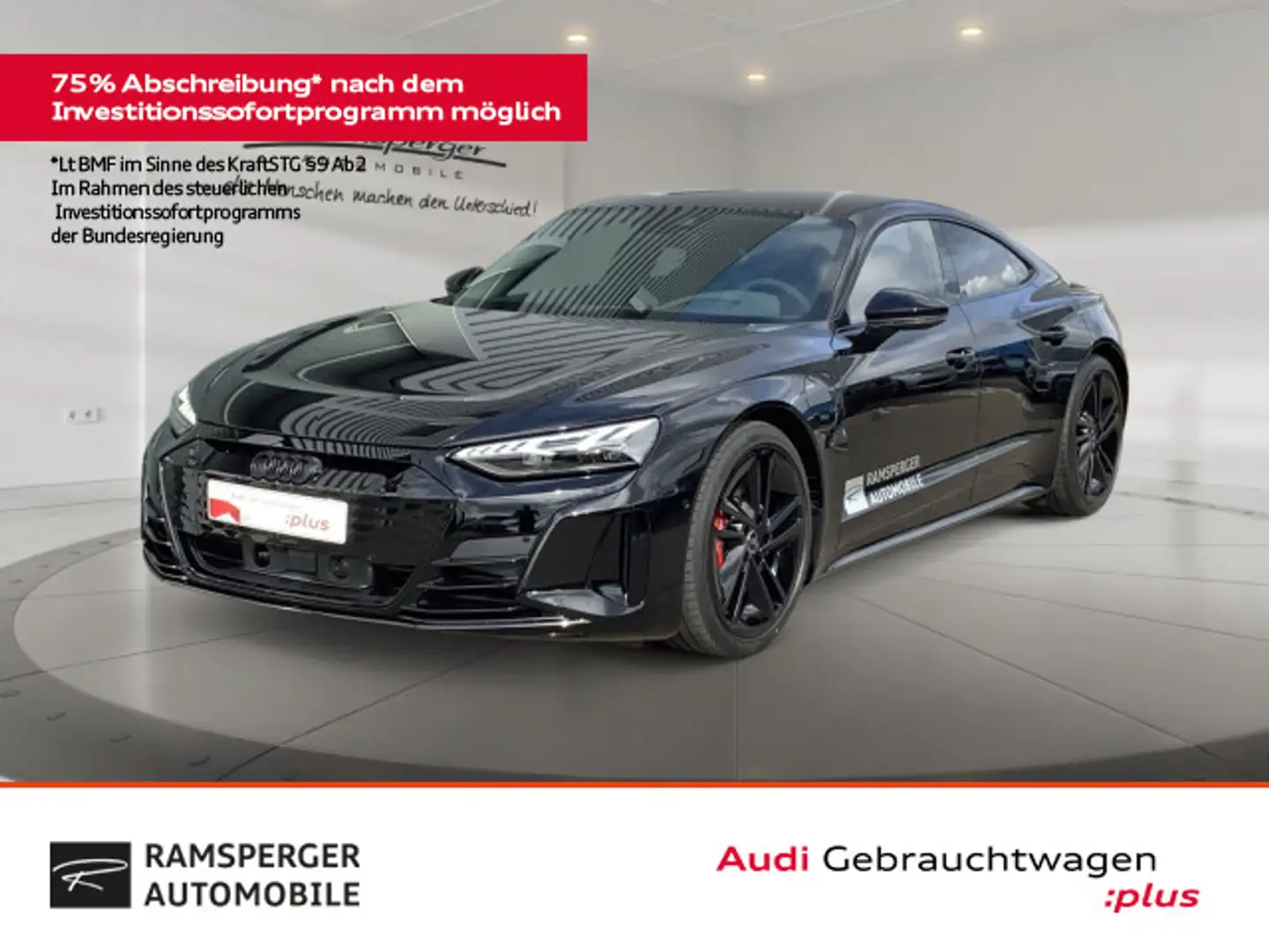 Audi e-tron GT e-tron GT qu. Matrix ACC HUD 360° B&O Pano Luft Schwarz - 1