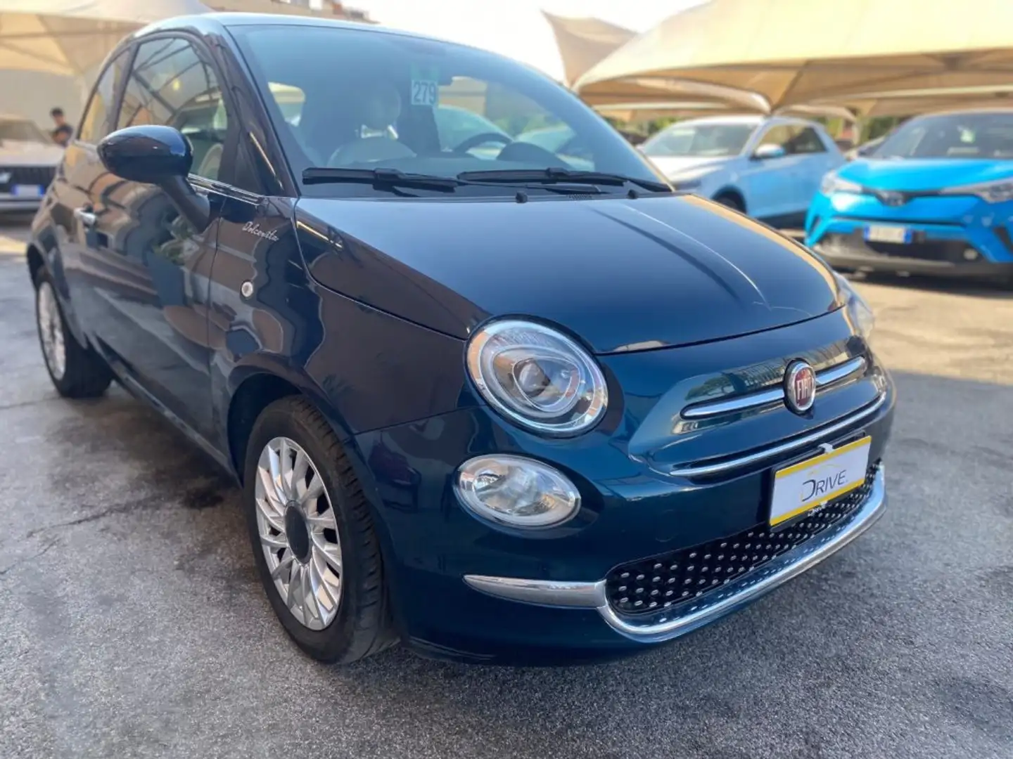 Fiat 500 HYBRID "DOLCEVITA" +CarPlay +GPL Modrá - 1