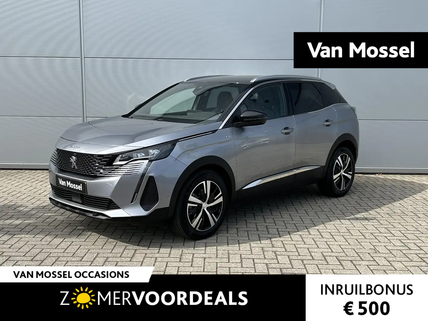 Peugeot 3008 1.2 Hybrid 136 GT 136 PK | Automaat | Navigatie | Gris - 1