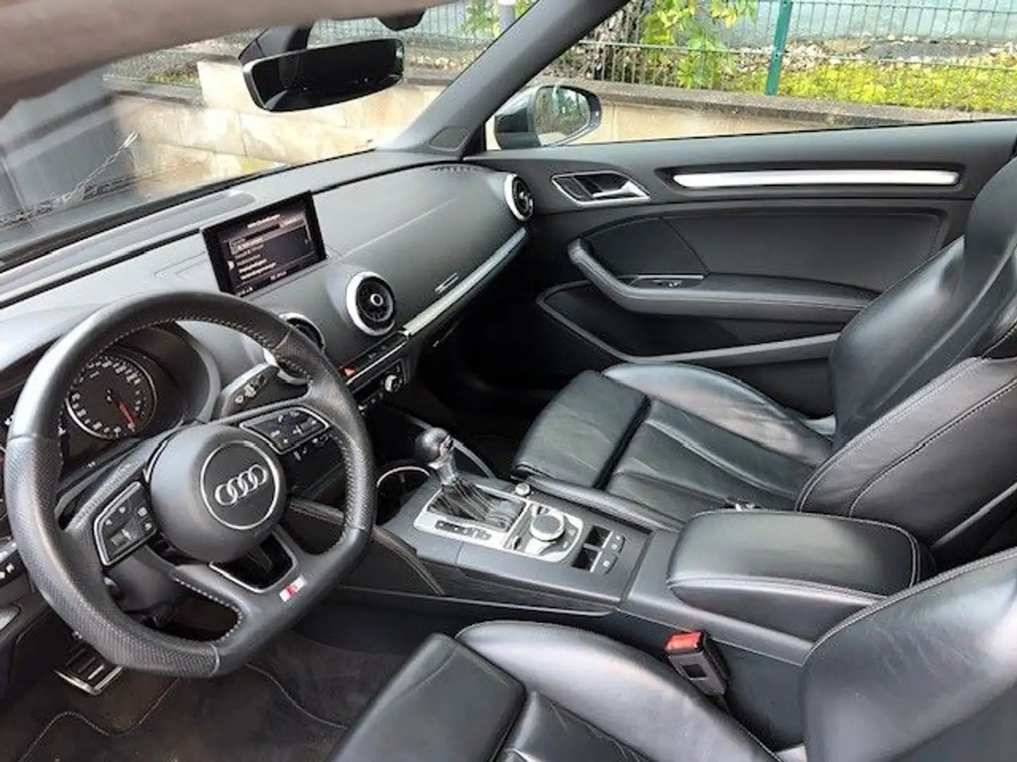 Audi A3 Cabriolet 35 TFSI 3 x S  LINE Negro - 2