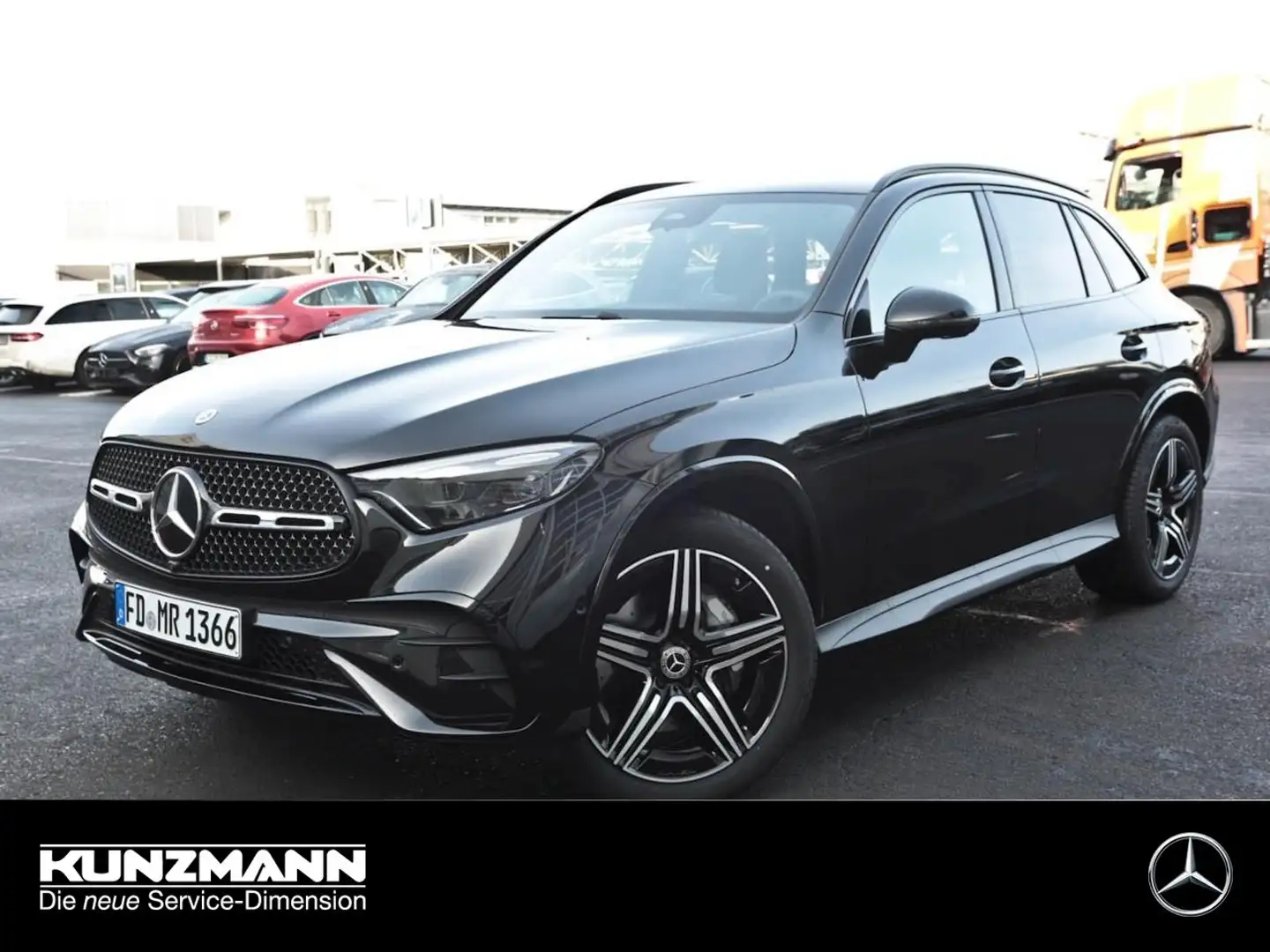 Mercedes-Benz GLC 220 d 4MATIC AMG Night Navi Memory AHK 360° Schwarz - 1