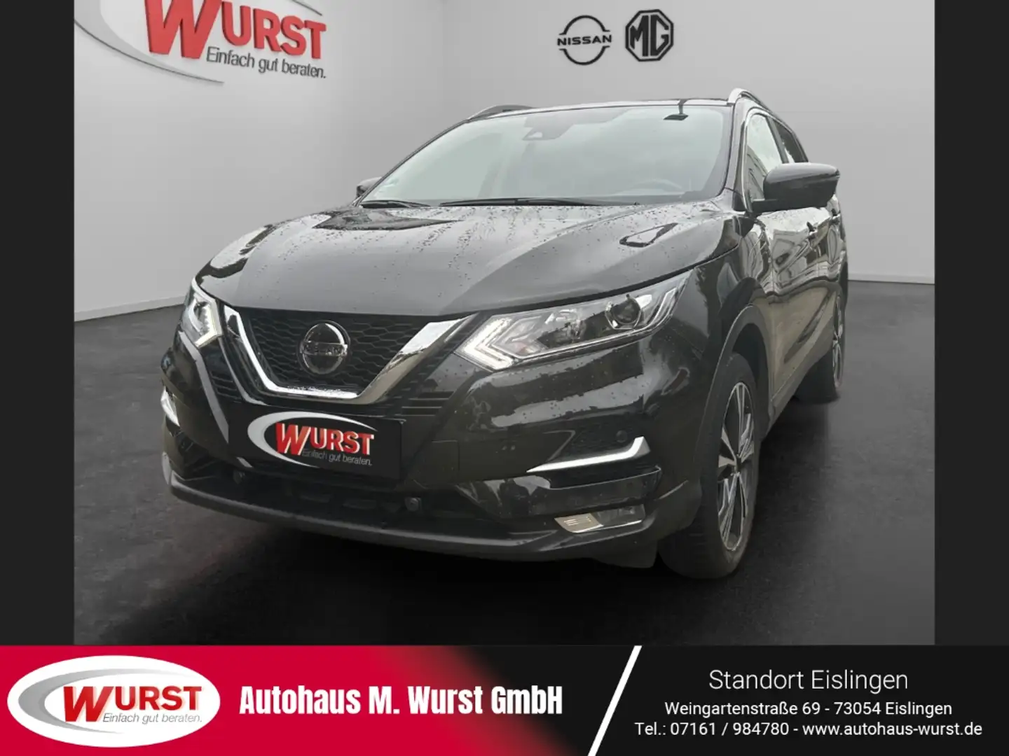 Nissan Qashqai Zama 1.3 DIG-T EU6d Around View Navigation Panoram Schwarz - 1