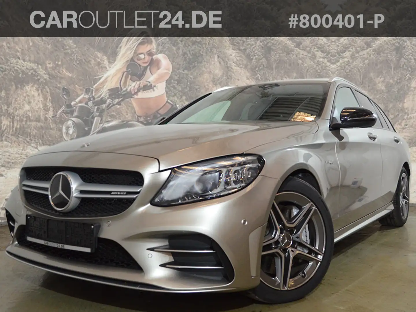 Mercedes-Benz C 43 AMG T 4M Sportauspuff HighEnd Kamera HeadUp Gris - 1