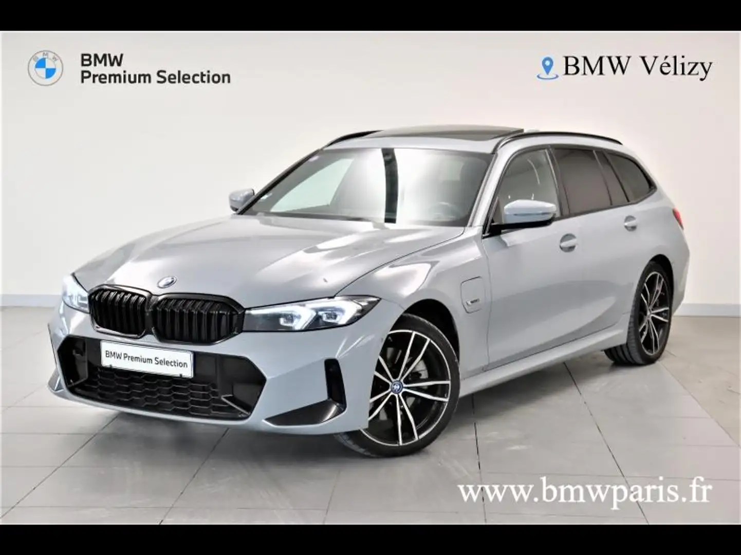 BMW 330 330eA xDrive 292ch M Sport Gris - 1