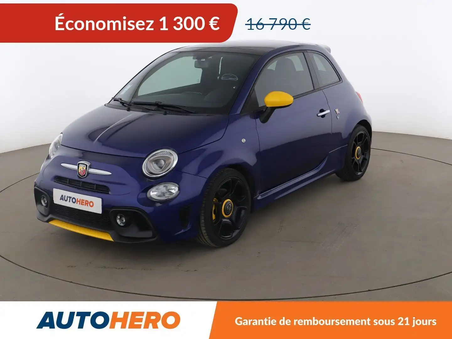 Abarth 500 1.4 Turbo T-Jet 595 Pista Синій - 1