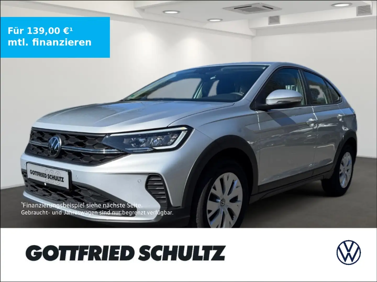 Volkswagen Taigo 1.0 TSI LED SHZ PDC KLIMA ZV Silber - 1