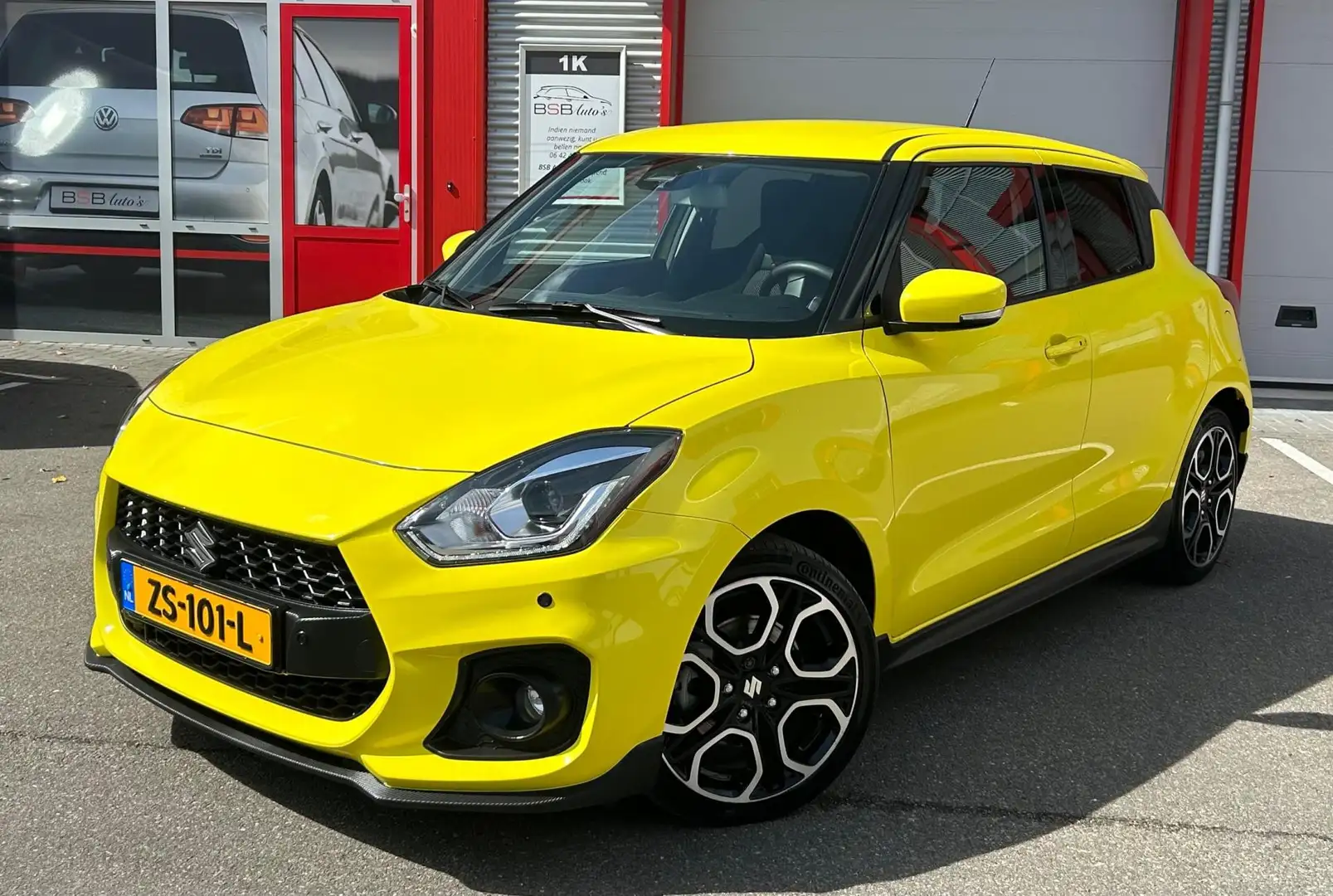 Suzuki Swift 1.4 Sport 140pk Airco Navi Lm.velgen Cruise Pdc Ke Geel - 1