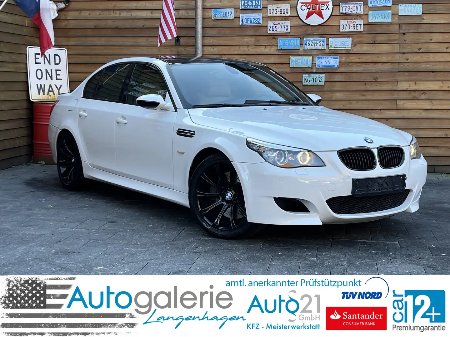 BMW M5 V10 Xenon SMG Schiebedach HUD Weiß - 1