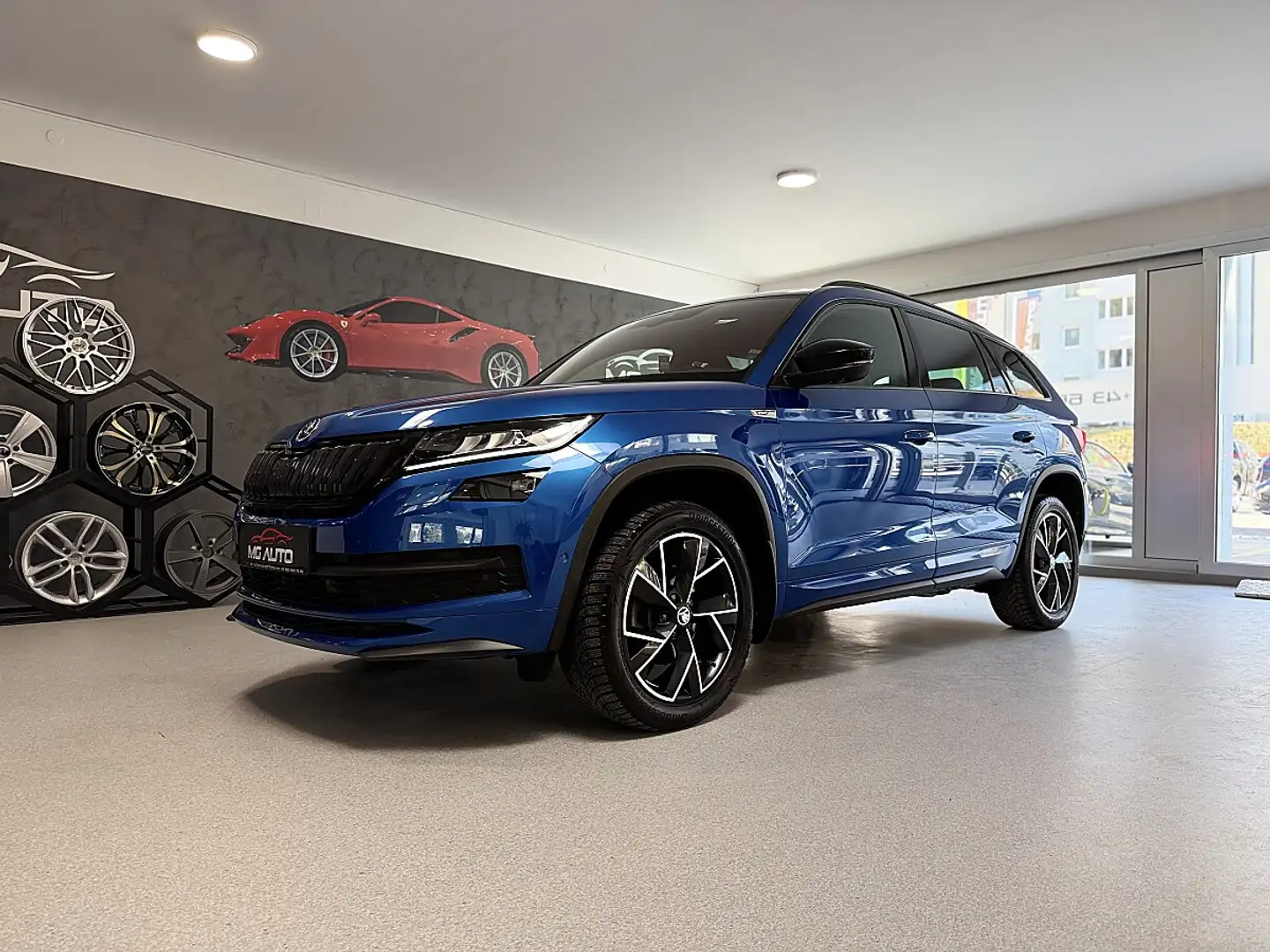 Skoda Kodiaq 2.0 TDI 4x4 Sportline DSG *AHK*SHZ*360 KAMERA*G... Blau - 1
