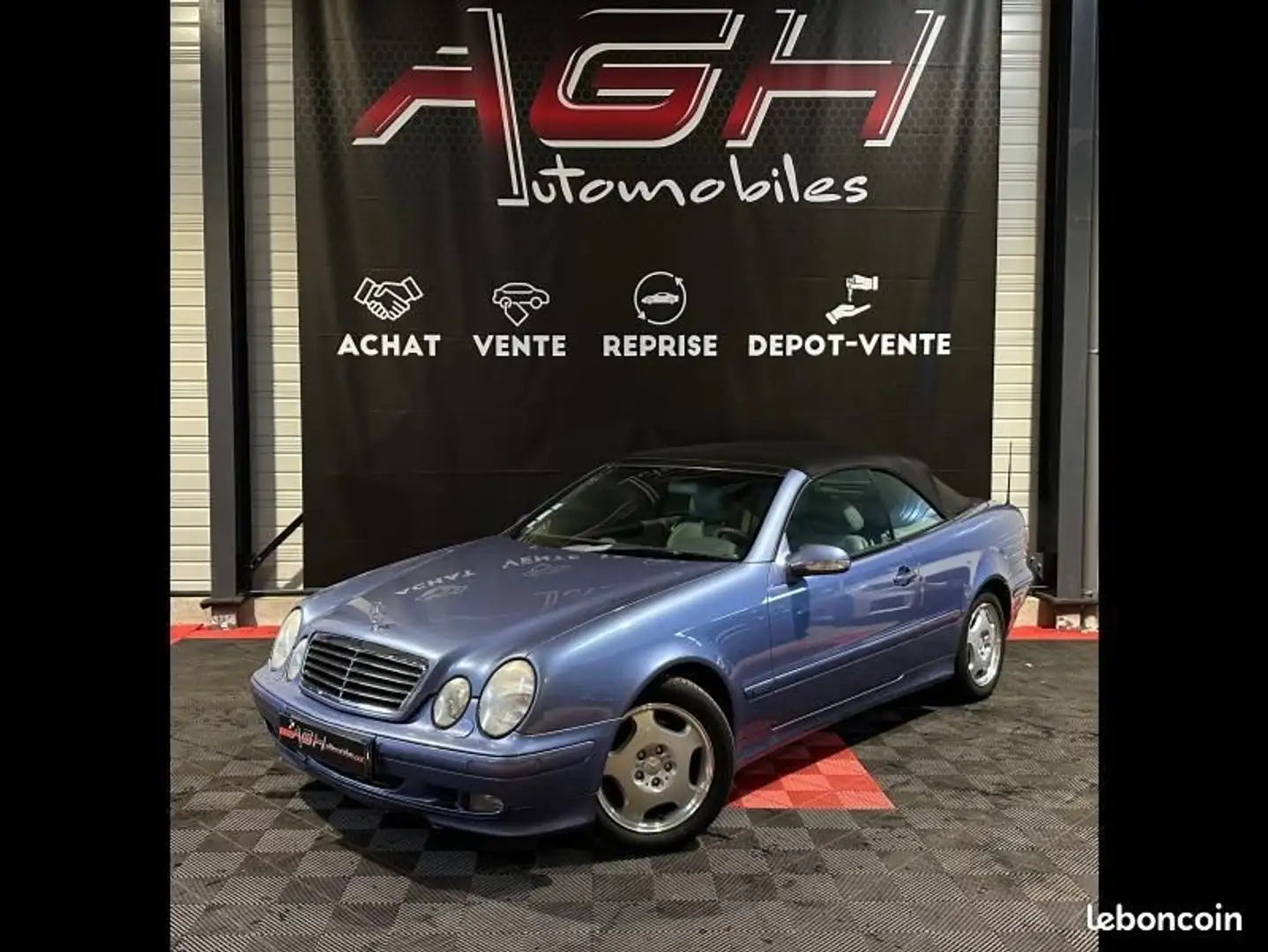 Mercedes-Benz CLK Classe Cabriolet 320 Elegance BA Modrá - 1