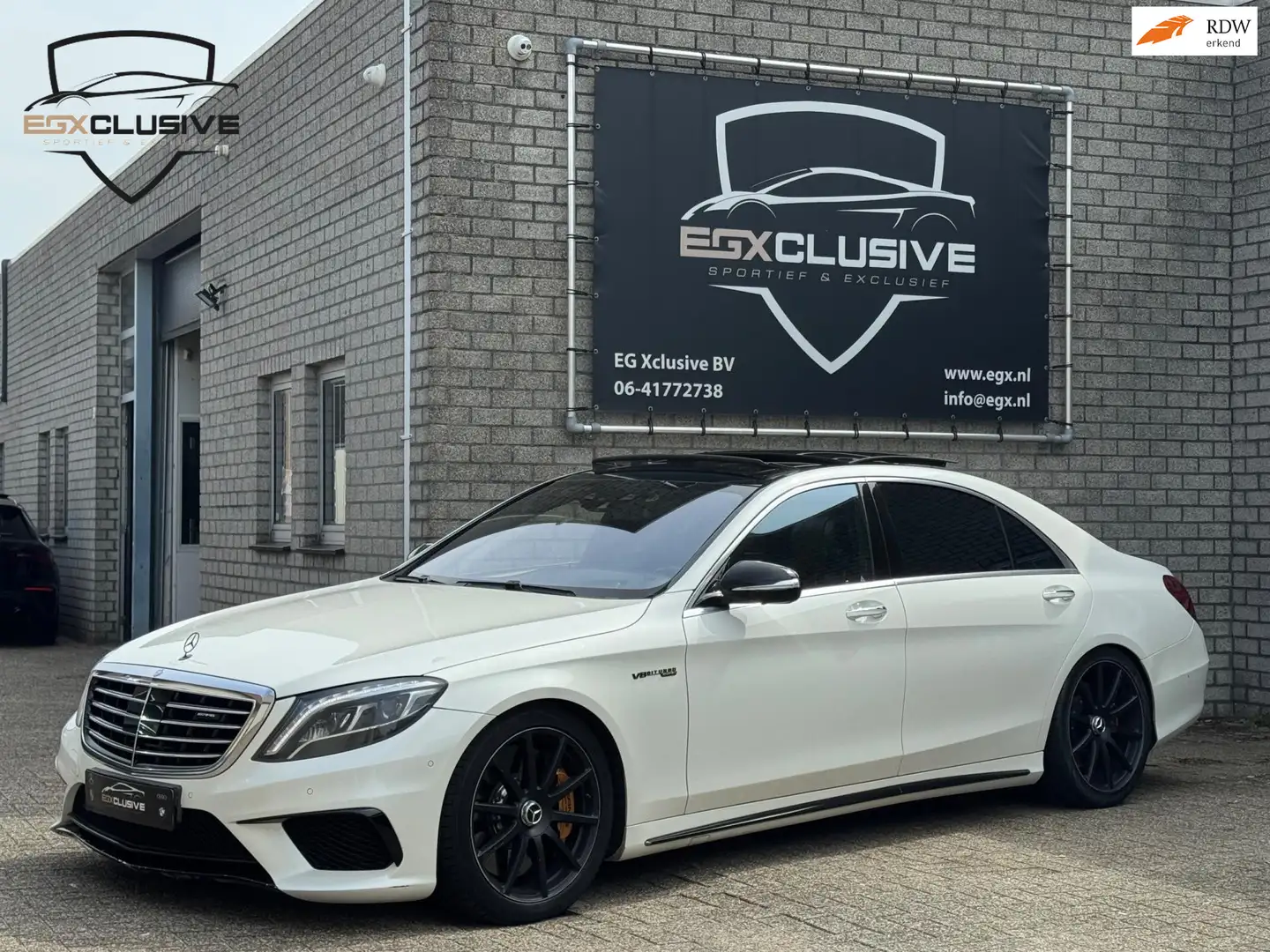 Mercedes-Benz S 63 AMG 4Matic Lang KERAMISCH | PANO | ACC | LANE | BLIND Blanc - 1