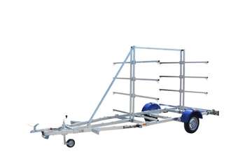 Brenderup 161000B CX Kanu / Kajak Anhänger, 1,0 t