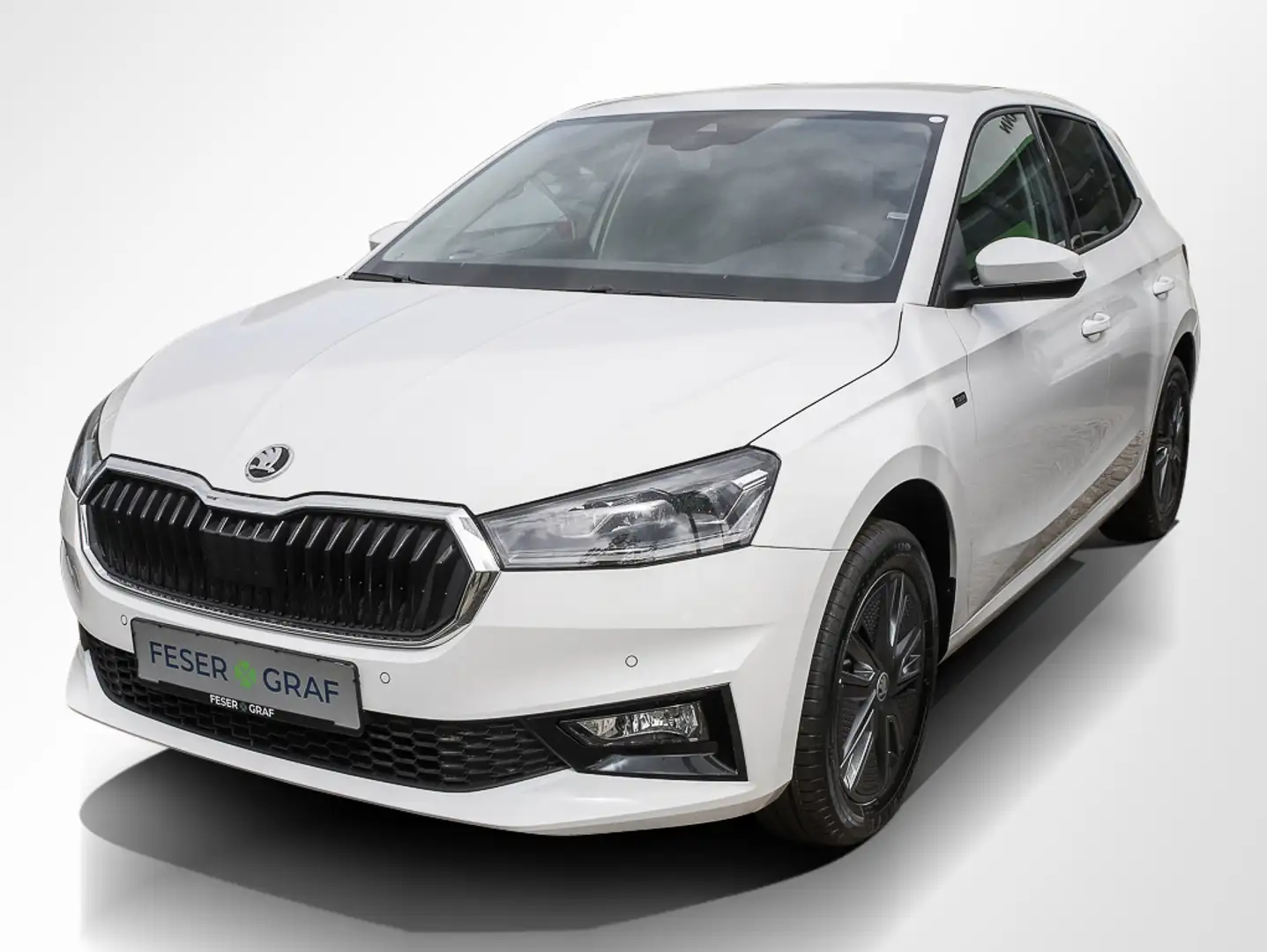 Skoda Fabia 1.0 TSI Tour ACC LED Navi RüKa Sitzh. Weiß - 1