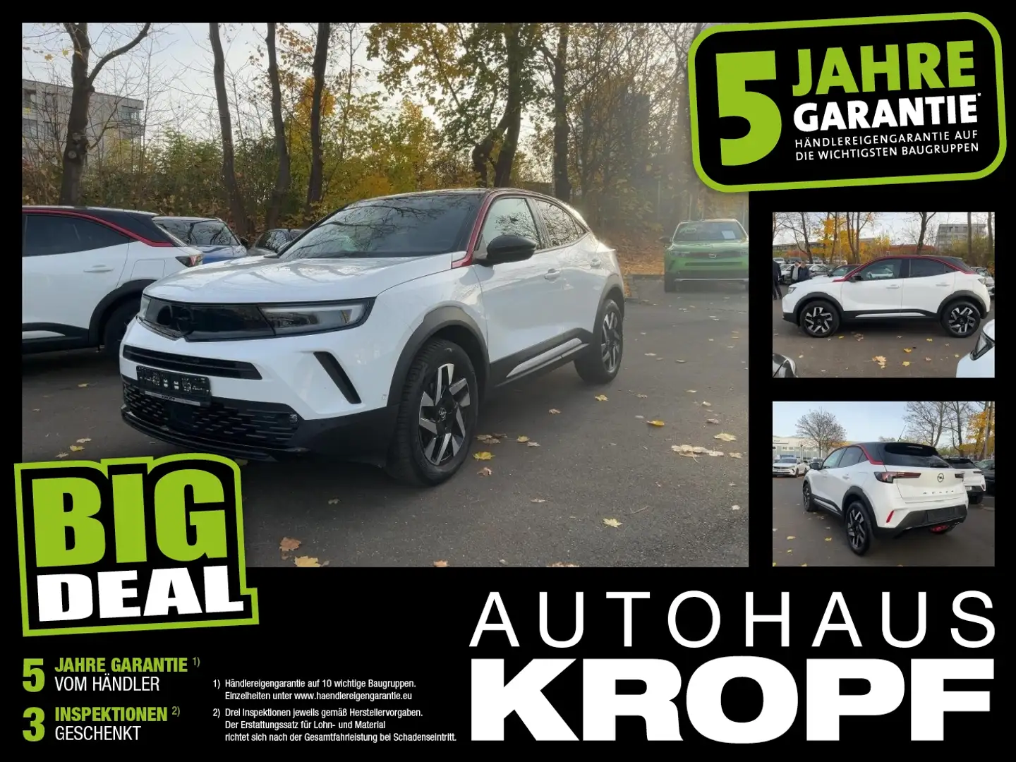 Opel Mokka 1.2 Turbo GS Line Navi+Sitzheizung+Kam Weiß - 1