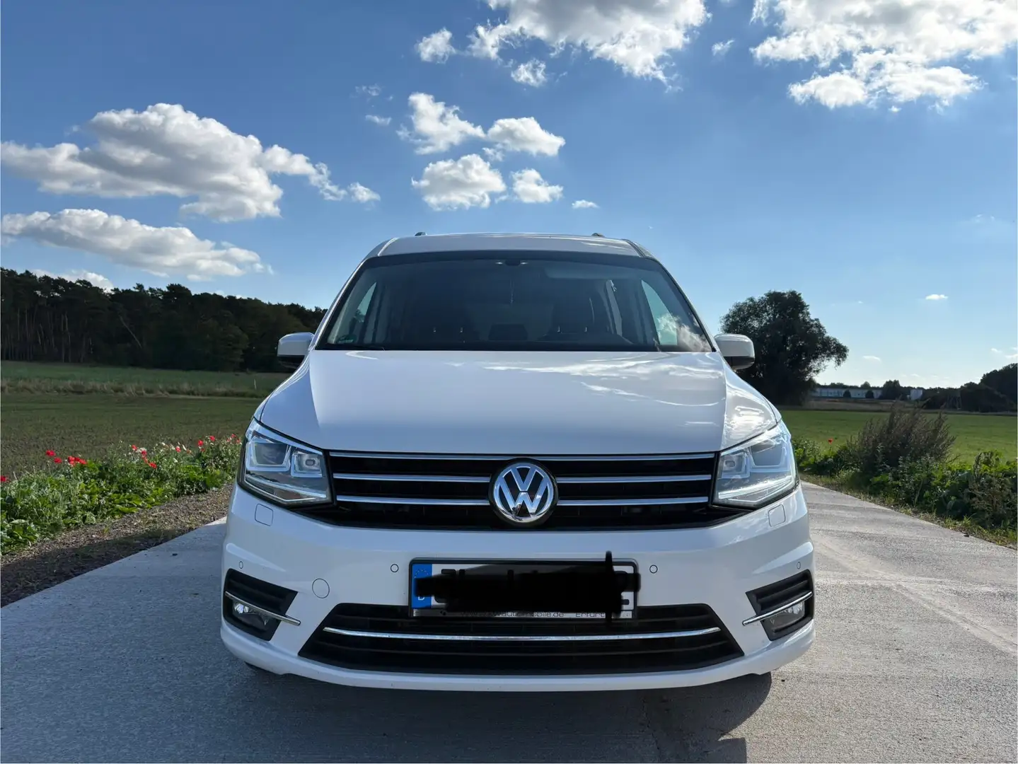 Volkswagen Caddy highline Weiß - 2