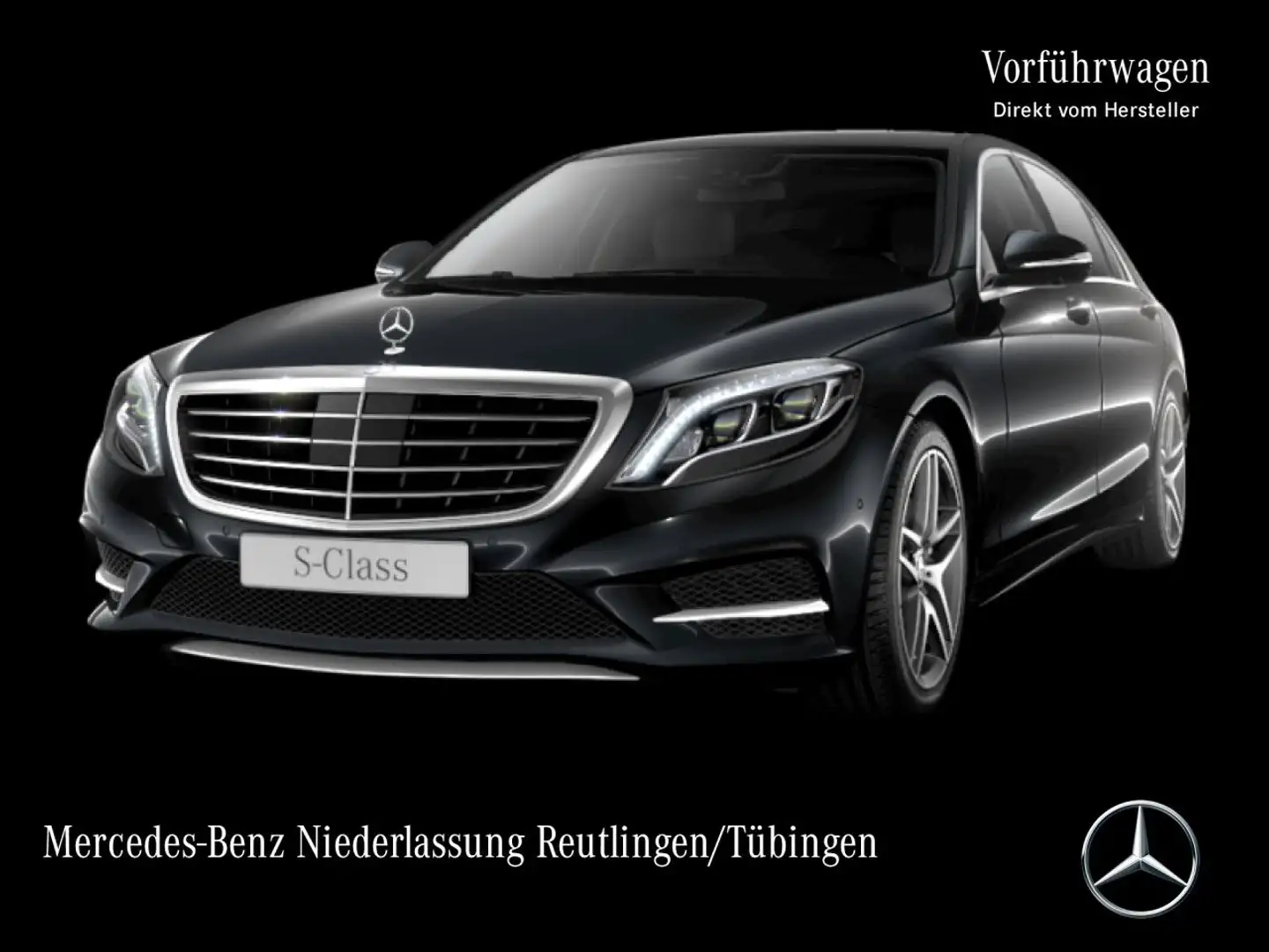 Mercedes-Benz S 350 d L 4M AMG Fahrass Fondent FirstClass Airmat Černá - 1