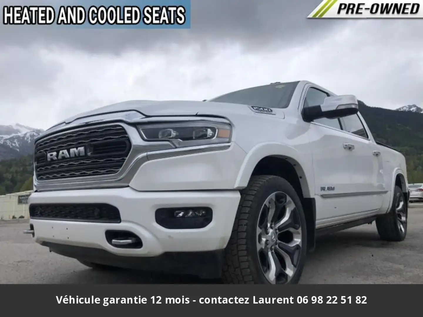 Dodge RAM Limited 12P 5.7L 4x4 Tout compris hors homologatio Blanc - 1