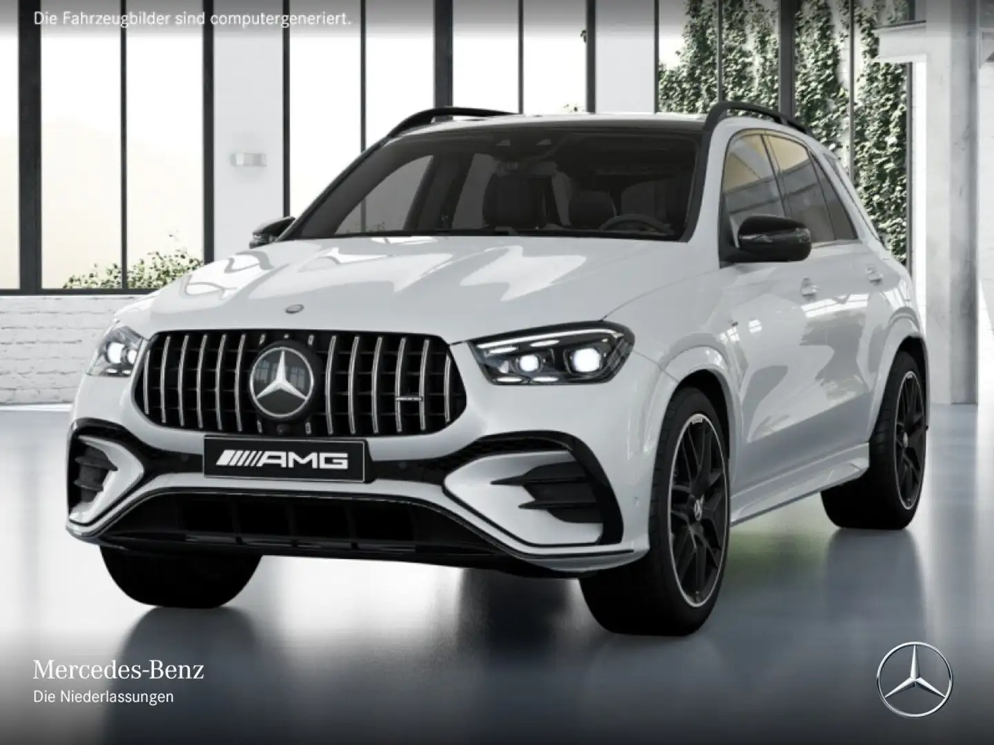 Mercedes-Benz GLE 53 AMG GLE 53 HYBRID 4M NIGHT+PANO+360+AHK+MULTIBEAM+22" Weiß - 2
