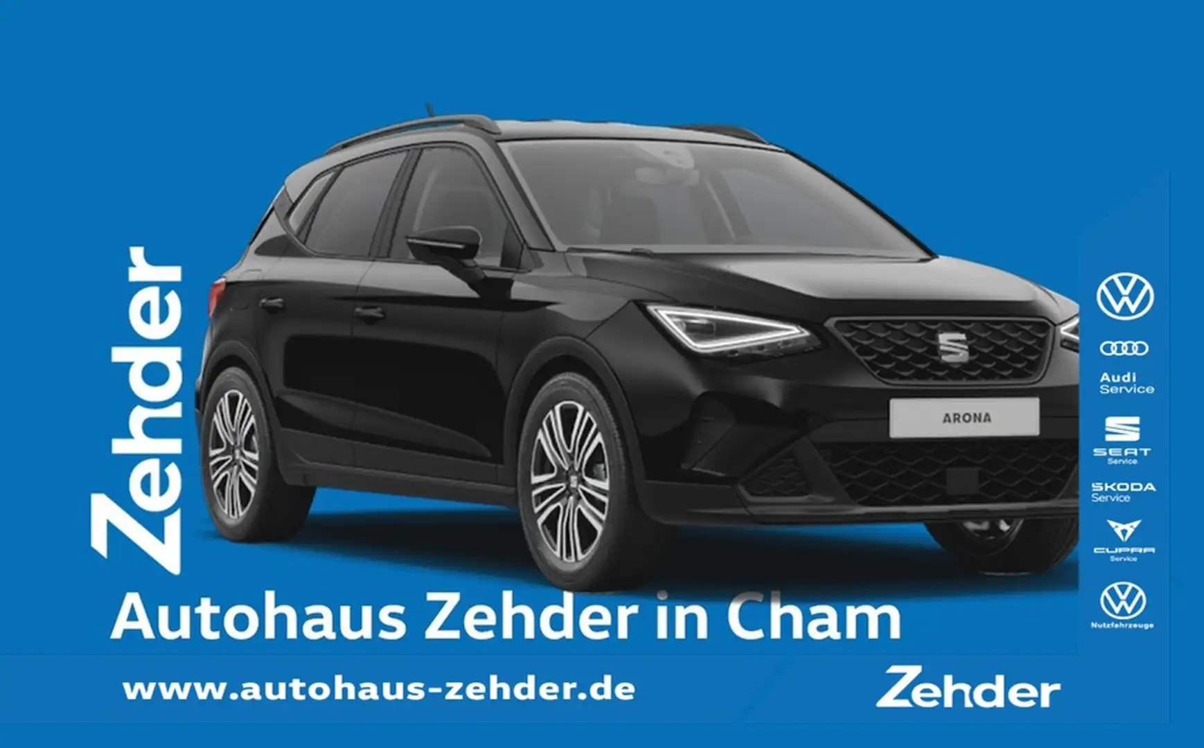 SEAT Arona Style 1.0 TSI 3x verfügbar ab August 2025 Voll-... Чорний - 1